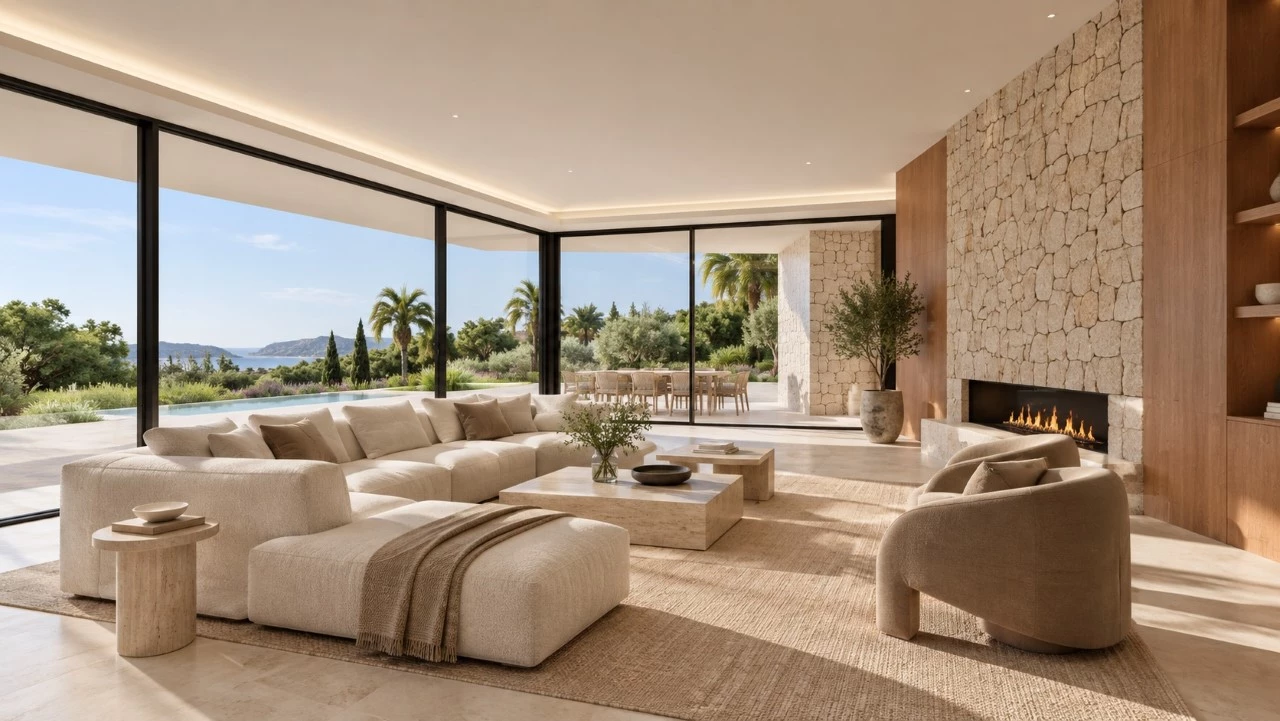 4 bedroom  sea view new build villa for sale in Tossalet Javea