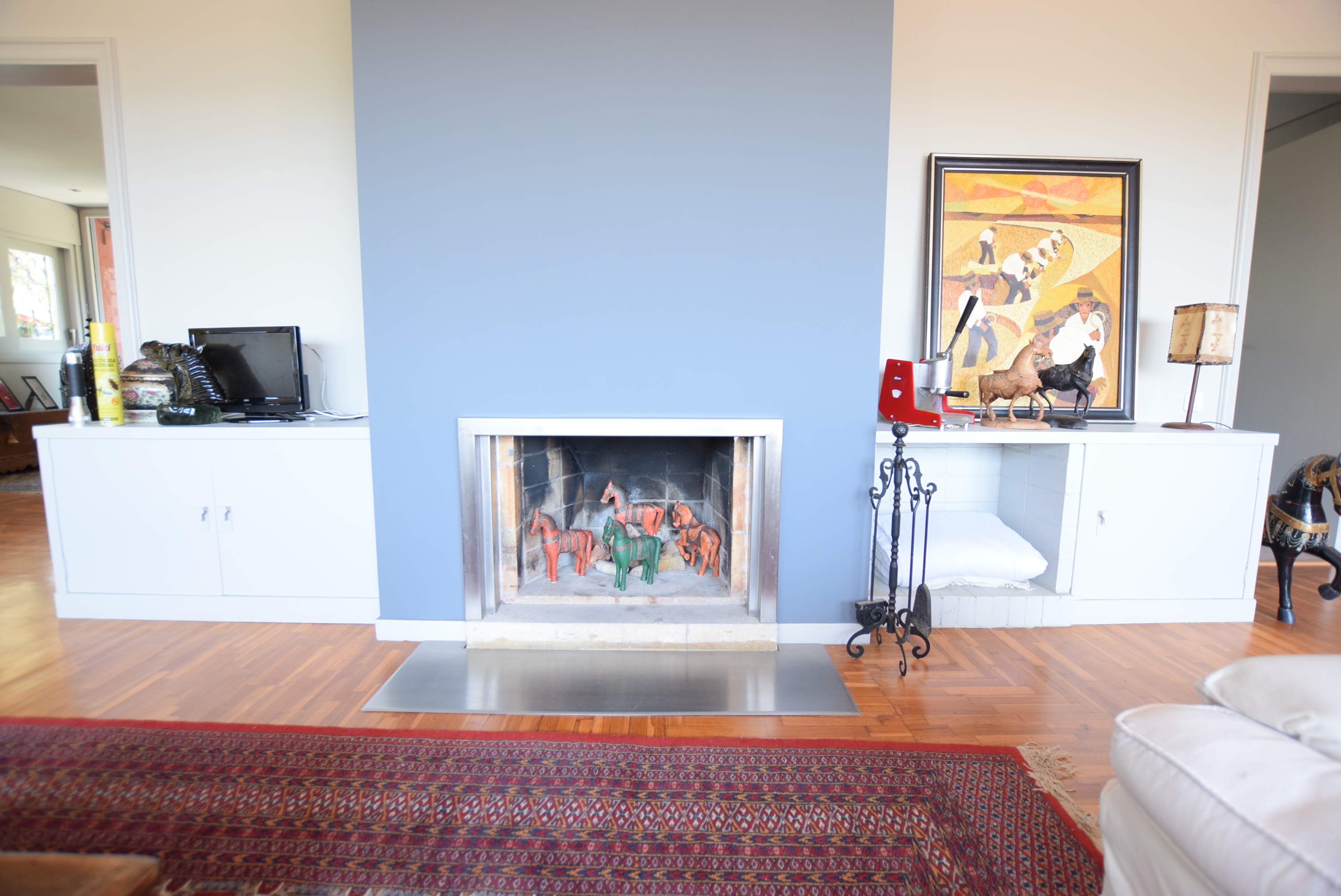 Casa con vistas al mar y al puerto.