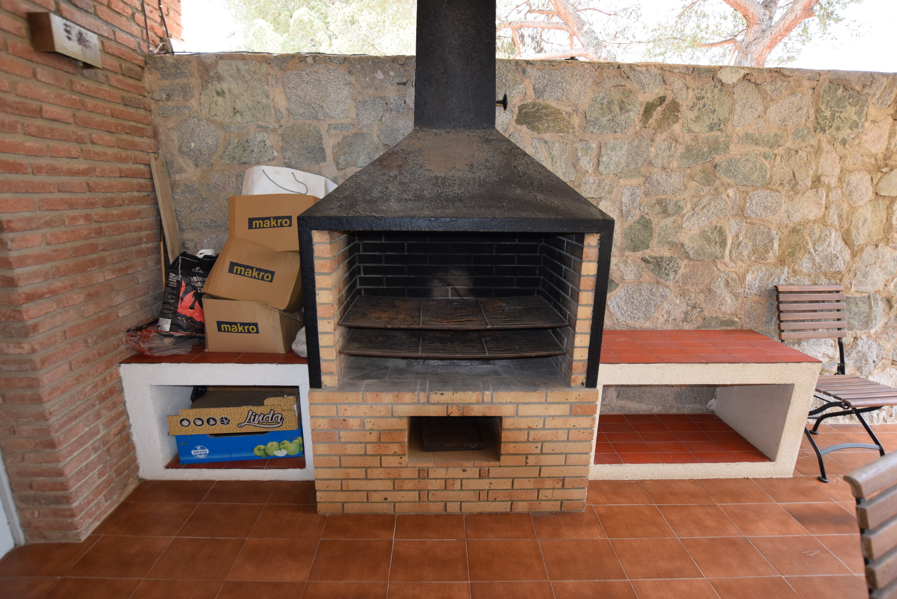 Casa con vistas al mar y al puerto.