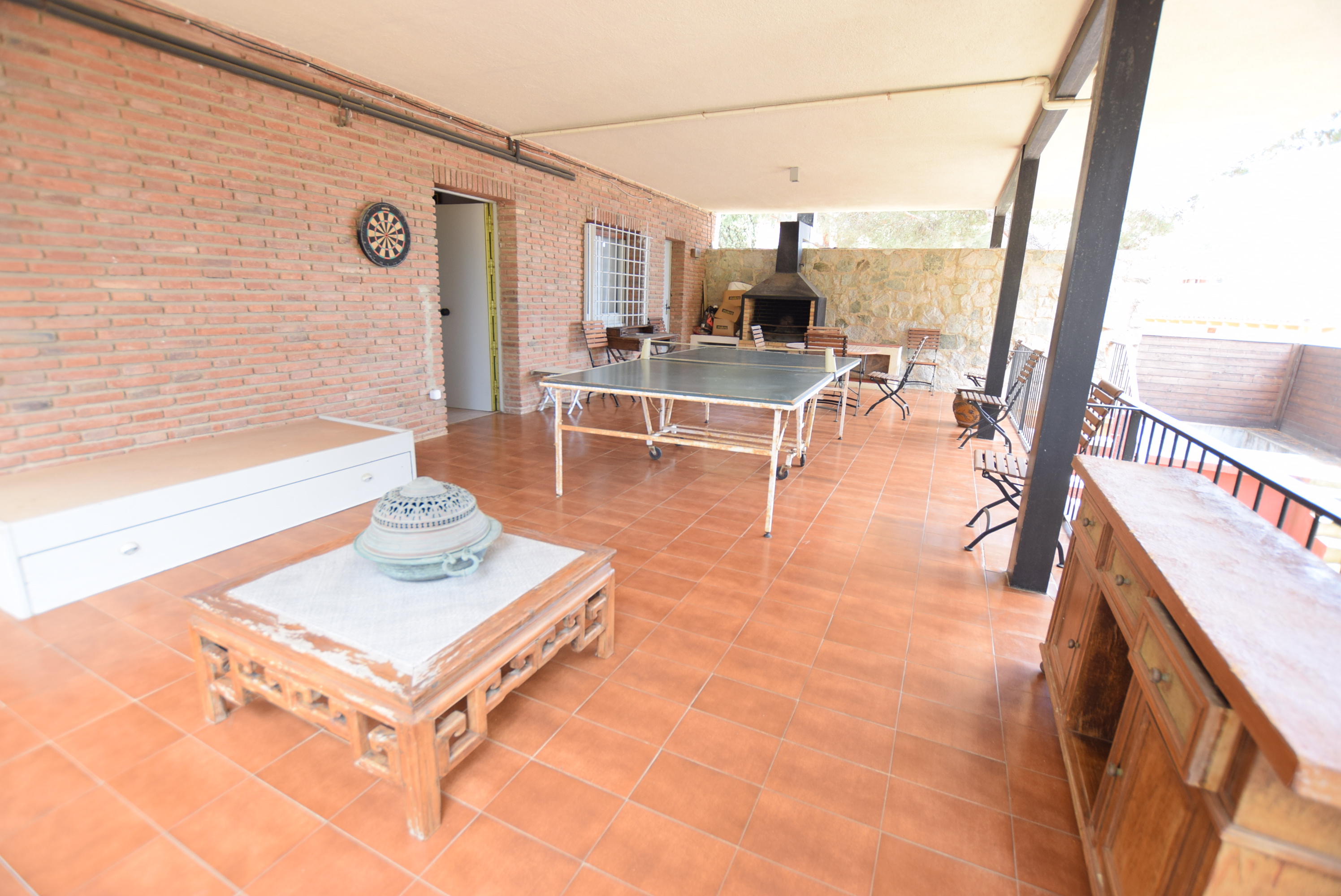 Casa con vistas al mar y al puerto.